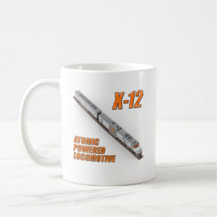 X-12 Atomic Powered Locomotive Dual-Sided Mug