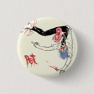 X 3 CM ROUND BADGE