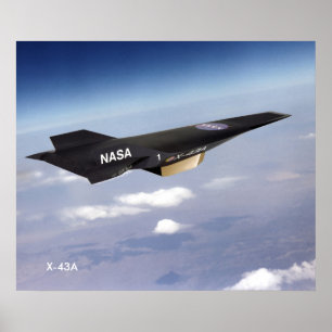 X-43A Hypersonic Ramjet poster 20"x24"