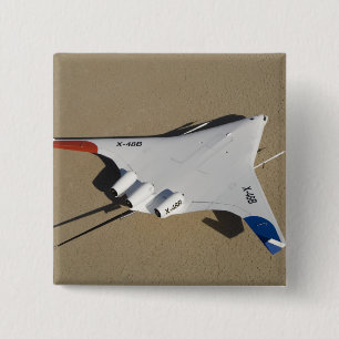 X-48B Blended Wing Body unmanned aerial vehicle 2 15 Cm Square Badge