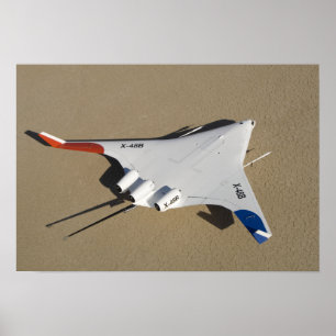 X-48B Blended Wing Body unmanned aerial vehicle 2 Poster