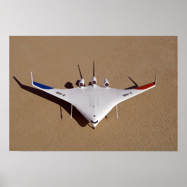 X-48B Blended Wing Body unmanned aerial vehicle 3 Poster (Front)