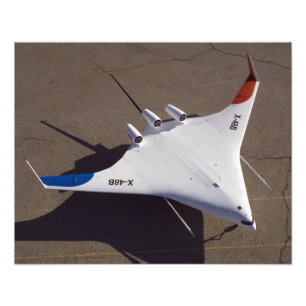X-48B Blended Wing Body unmanned aerial vehicle 4 Photo Print