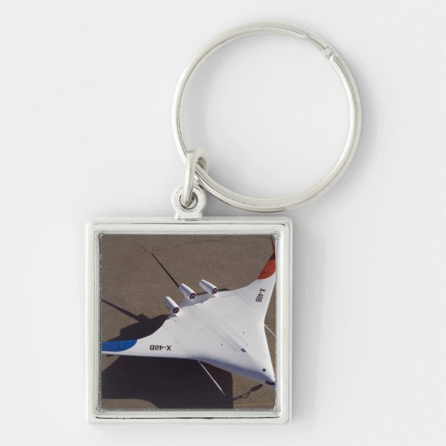 X-48B Blended Wing Body unmanned aerial vehicle Key Ring (Front)