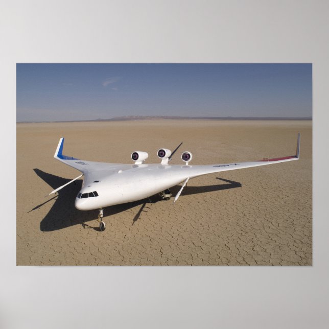 X-48B Blended Wing Body unmanned aerial vehicle Poster (Front)