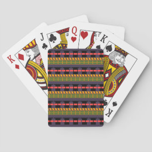 X and Dashes Playing Cards
