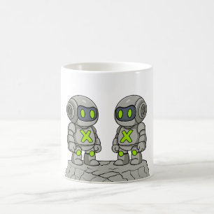 X Bots On The Rock Coffee Mug