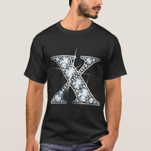 "X" Diamond Bling T-Shirt