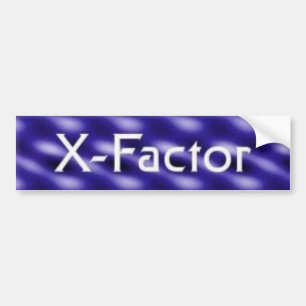 X-Factor Bumper Sticker