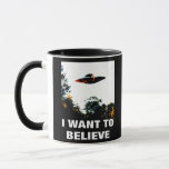 X-Files Classic - I Want to Believe Outa Space Mug<br><div class="desc">X-Files Classic - I Want to Believe Outa Space</div>
