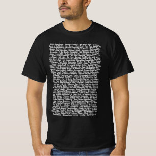 X-Files episode and movie titles T-Shirt