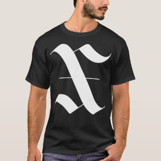 X gothic monogram T-Shirt