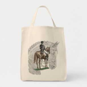 X-Halt Salute Dressage Horse Tote Bag