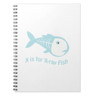 X is for X-Ray Fish Notebook