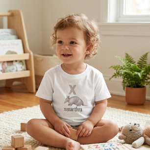 X is for Xenarthra: Discover the Alphabet Toddler T-Shirt