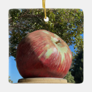 X.ITINERARIES: Giant Apple Ceramic Ornament