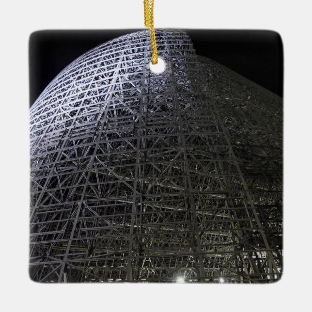 X.ITINERARIES: Hangar One Ceramic Ornament (Front)