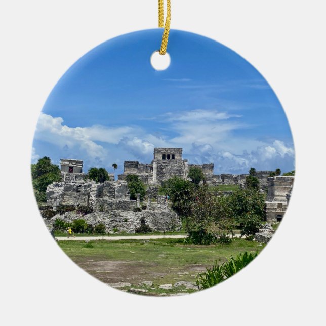 X.ITINERARIES: Zama Ceramic Ornament (Front)