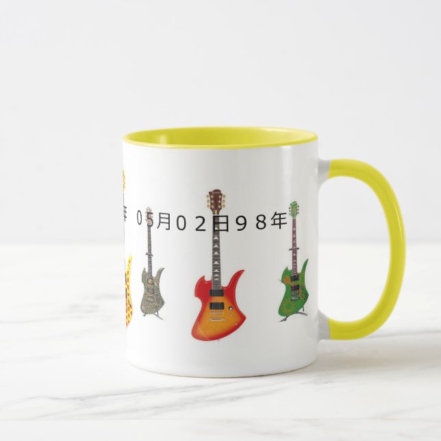 X japan hide' S guitar Mug (Right)