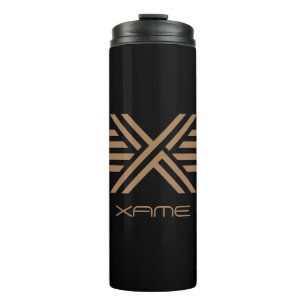 X Logo Design, X Brand, Letter X, Alphabet X Thermal Tumbler