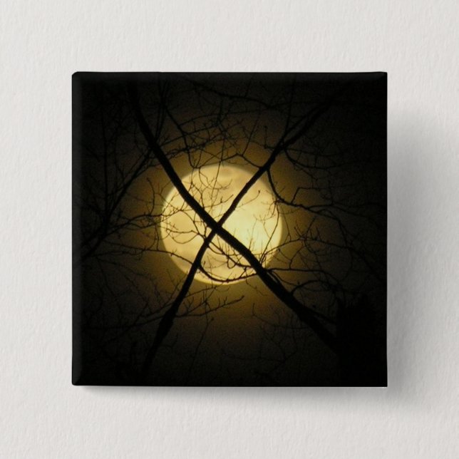X MARKS THE SPOT 15 CM SQUARE BADGE (Front)
