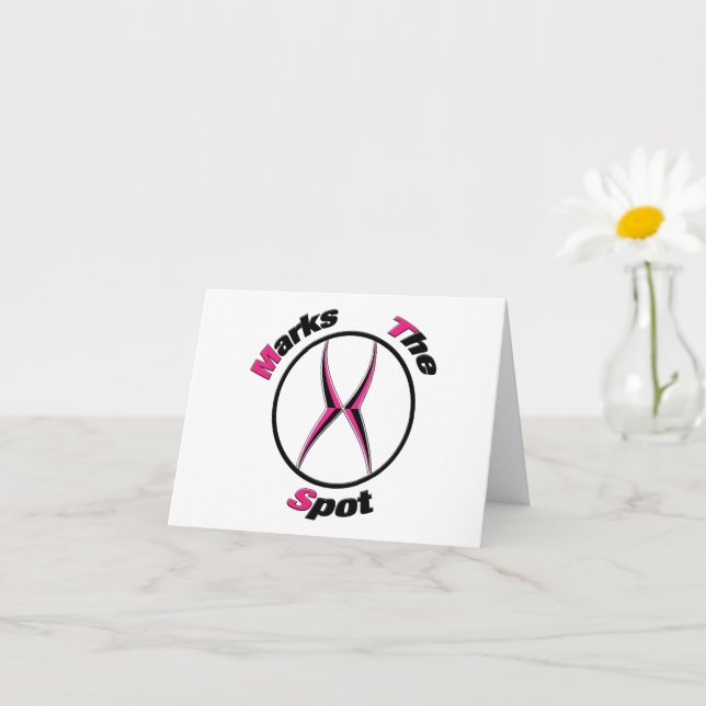 X marks the spot  card (Small Plant)