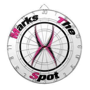 X marks the spot dartboard