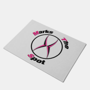 X marks the spot  doormat