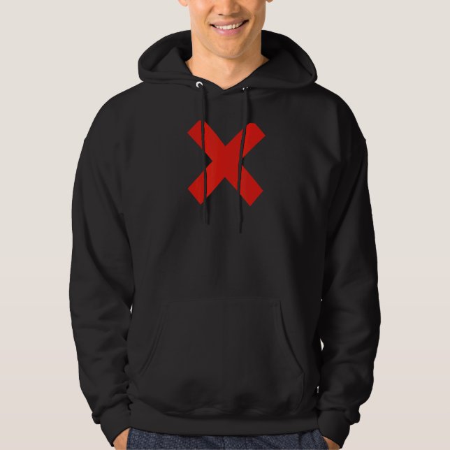 X  MARKS THE SPOT HOODIE (Front)