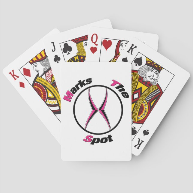 X marks the spot  playing cards (Back)