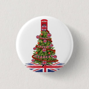 X-mas ugly sweaters for all of your British family 3 Cm Round Badge