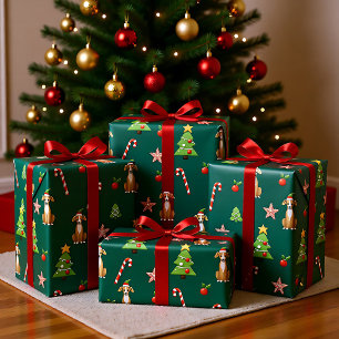X mas Whippet Wonderland Tissue Paper