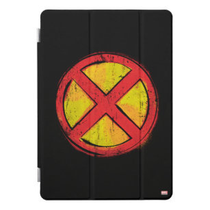 X-Men   Red and Yellow Spraypaint X Icon iPad Pro Cover