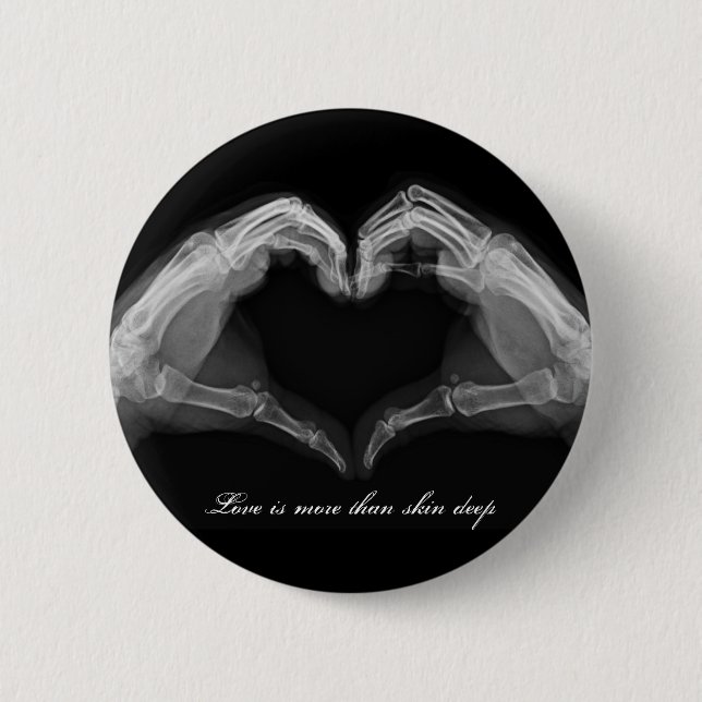 X-Ray Art 6 Cm Round Badge (Front)