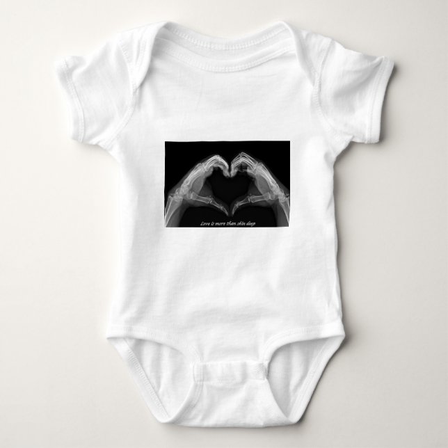 X-Ray Art Baby Bodysuit (Front)
