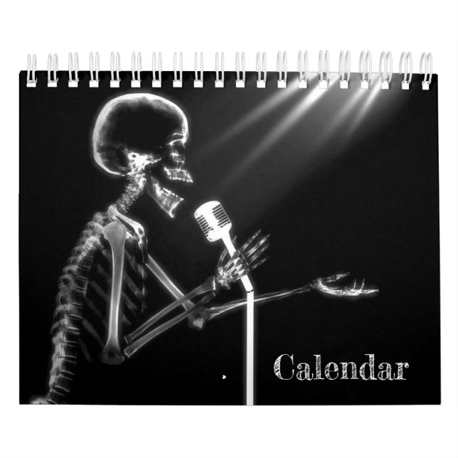 X-Ray Art Calendar 1 - Black & White (Cover)