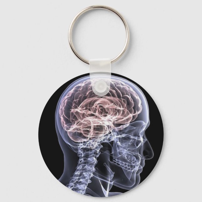 X-Ray Brain Key Ring (Front)