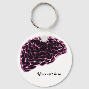 X-Ray Brain - Pink Key Ring