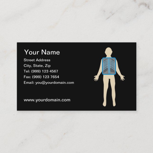 X-Ray Business card (Front)
