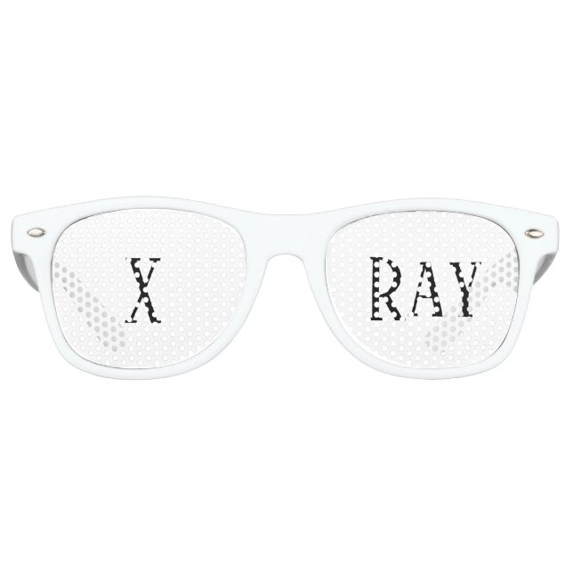 X Ray Christmas Holiday Gift Party Glasses (Front)