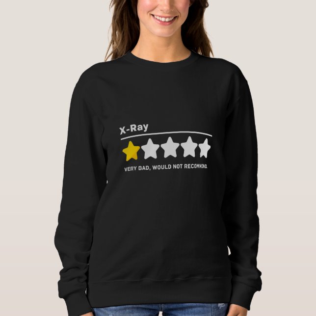 X-Ray Common Surgeries Get Well Soon Medical Gift Sweatshirt (Front)