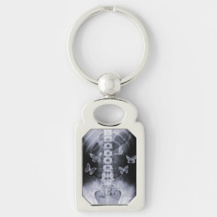 X-Ray Conceptual Butterflies Keychain