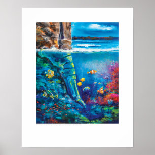 X-ray Cover Art – Ocean Rock Tarsals by L. Rainey Poster