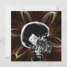 X-ray Fractal Flower Smartphone Skeleton - Orange