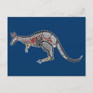 X-Ray Kangaroo Postcard