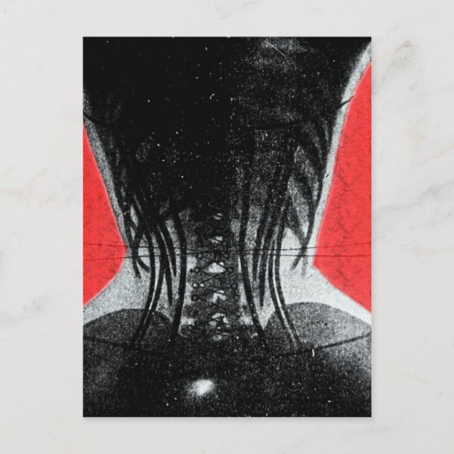 X-Ray Of Woman In A Corset Postcard (Front)