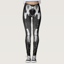 X ray radiology medical anatomy skeleton leggings