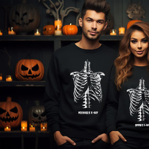 X-ray Rib Cage Funny Halloween Customize Sweatshirt