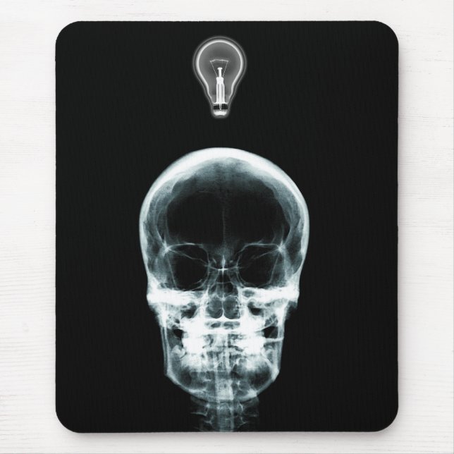 X-RAY SKELETON BRIGHT IDEA - ORIGINAL MOUSE PAD (Front)