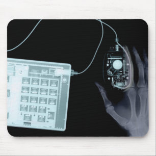X-Ray Skeleton Keyboard & Mouse Mouse Pad